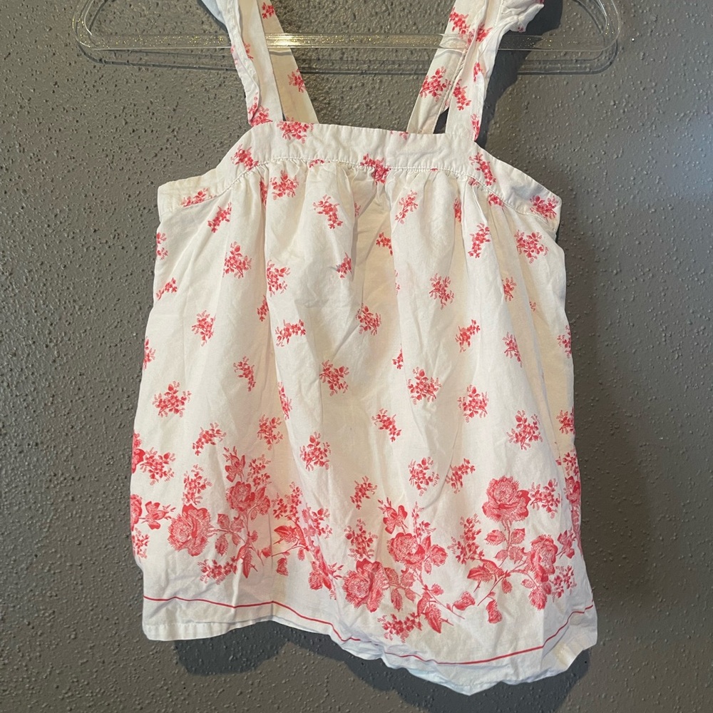 Janie and Jack Floral Border Top - Picture 3 of 8